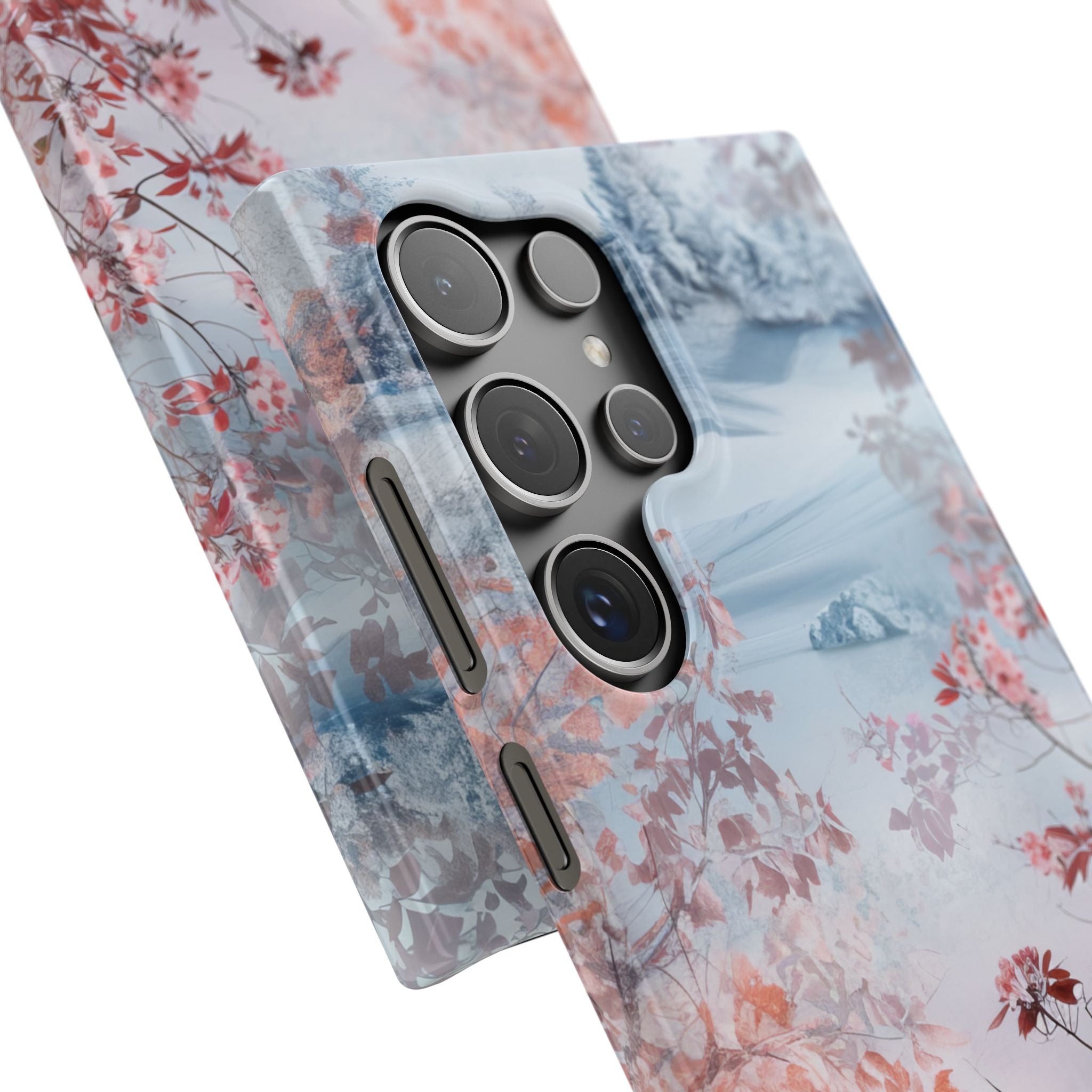 Floral Serenity Case - Slim Samsung S24 Phone Case