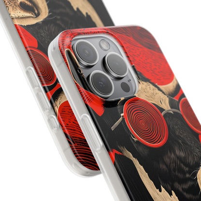 Hypnotic Cow iPhone 15 Pro Max Case - Soft