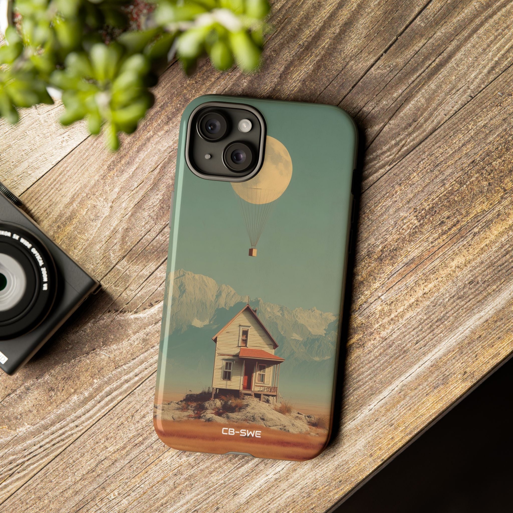 Moon Hovers Low - iPhone Case