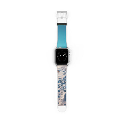 Snowy Footprints - Watch Band