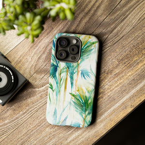 Watercolor Tropical Trees - Protective Phone Case