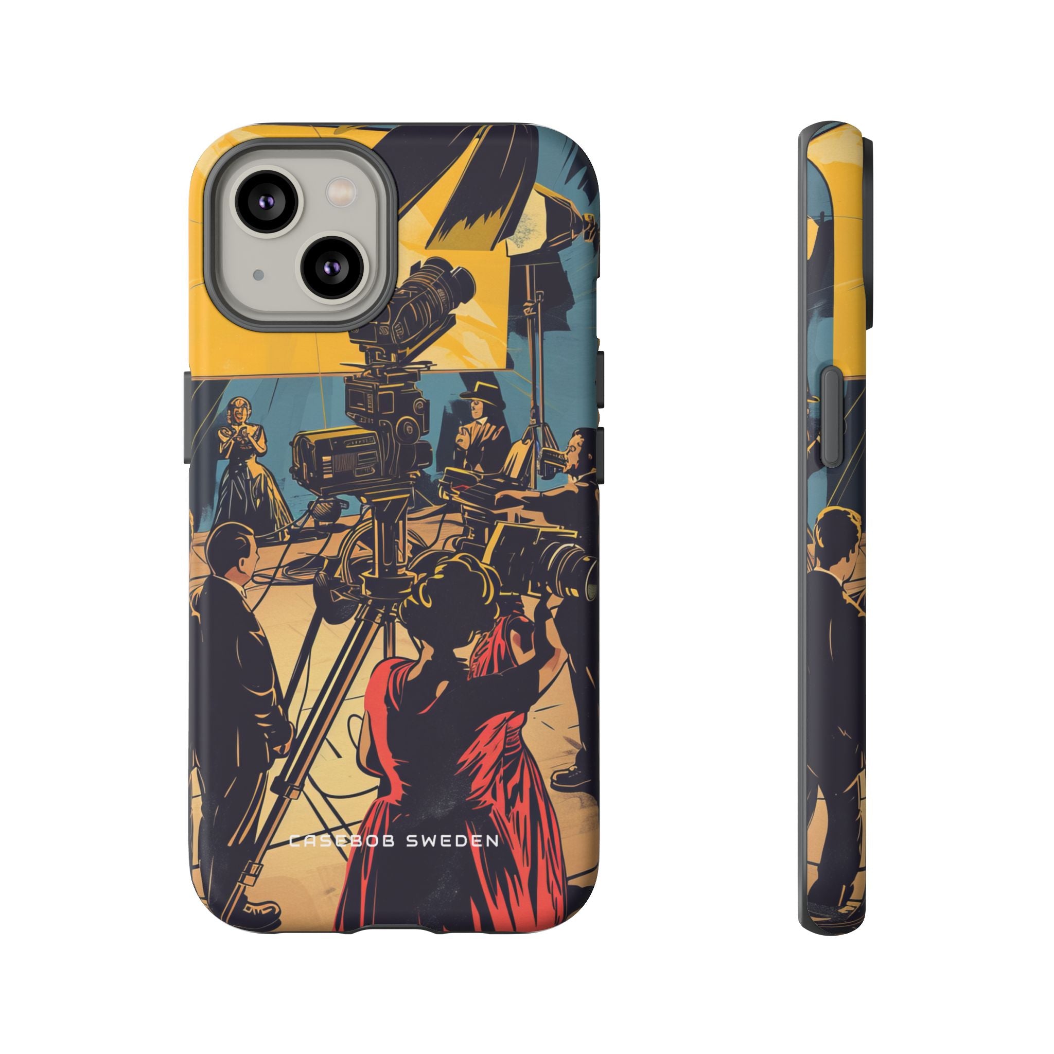 Golden Era Cinematic Spotlight iPhone 14 - Tough Phone Case