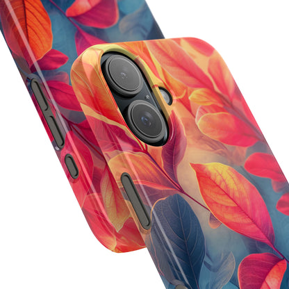 Red Blue Nature - Slim iPhone 16 Phone Case