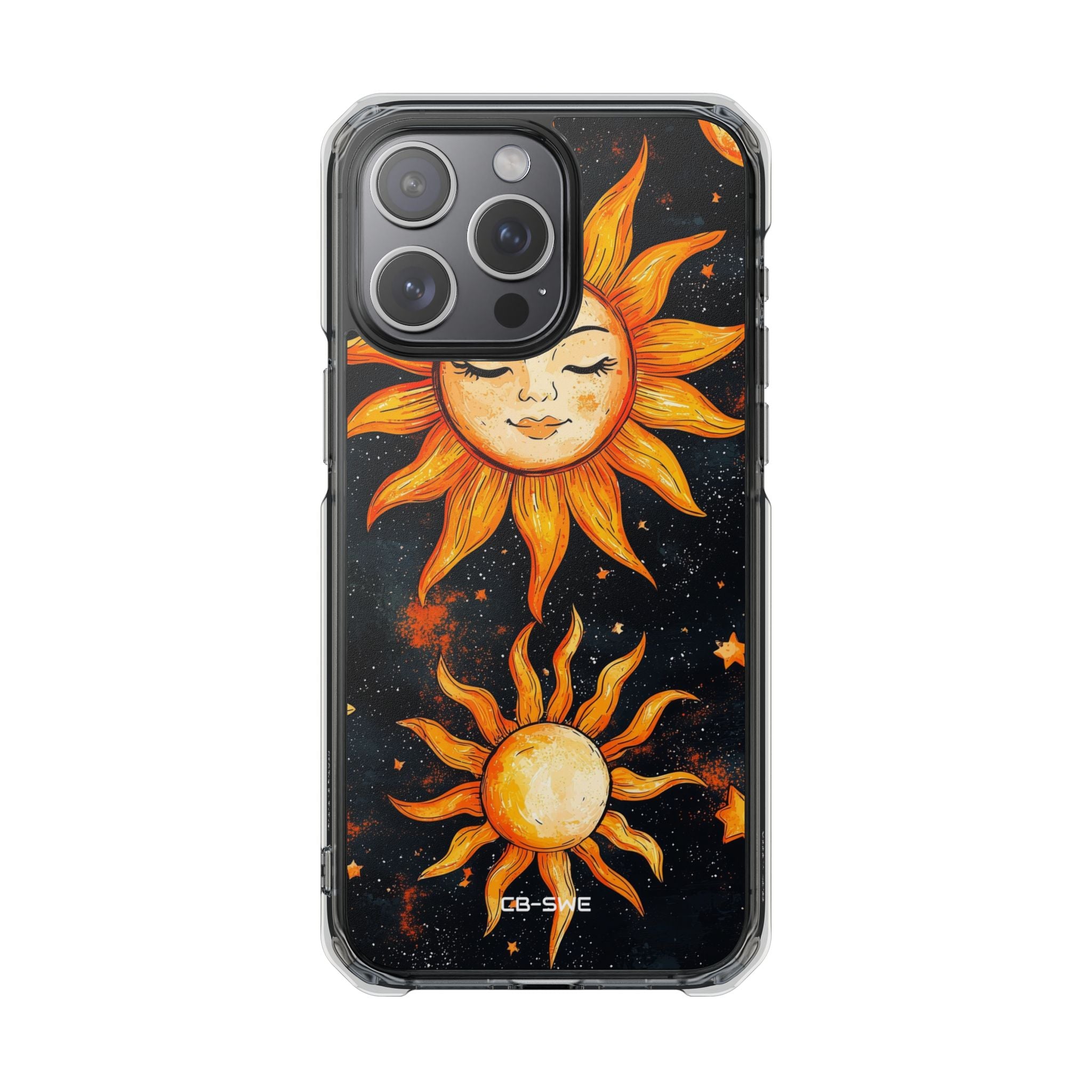 Celestial Suns Dance iPhone Case - Impact