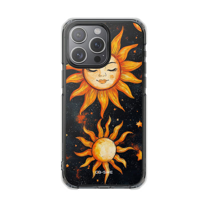 Celestial Suns Dance iPhone Case - Impact