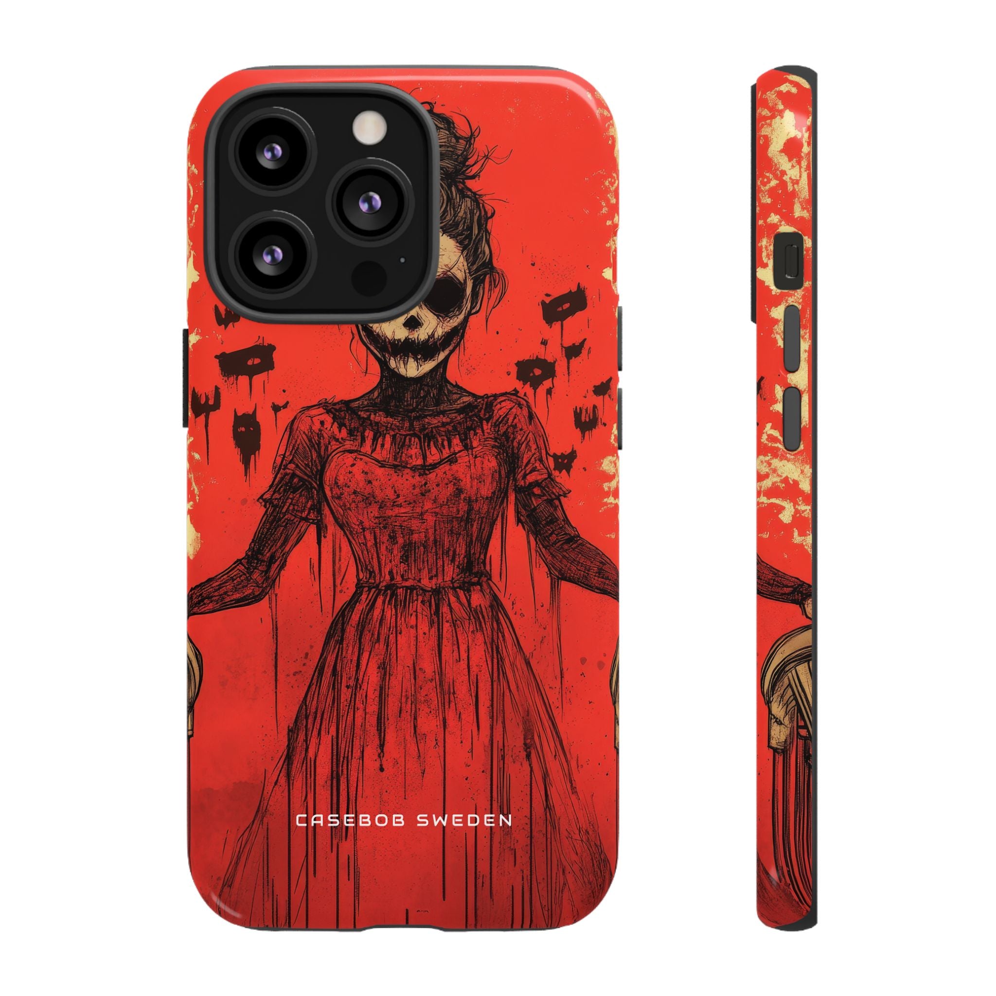 Haunting Scarlet Descent iPhone 13 - Tough Phone Case