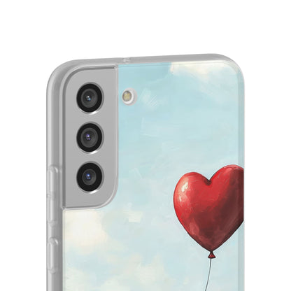 Heart Balloon Glow Samsung S22 Plus Case - Soft