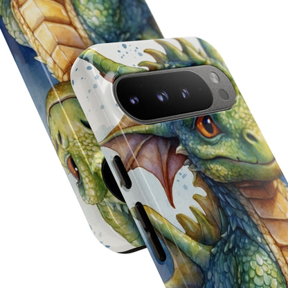 Green Dragon Smiles - Google Pixel Case