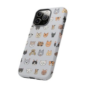 Cats n Dogs Pattern iPhone Case (Protective) Phone Case