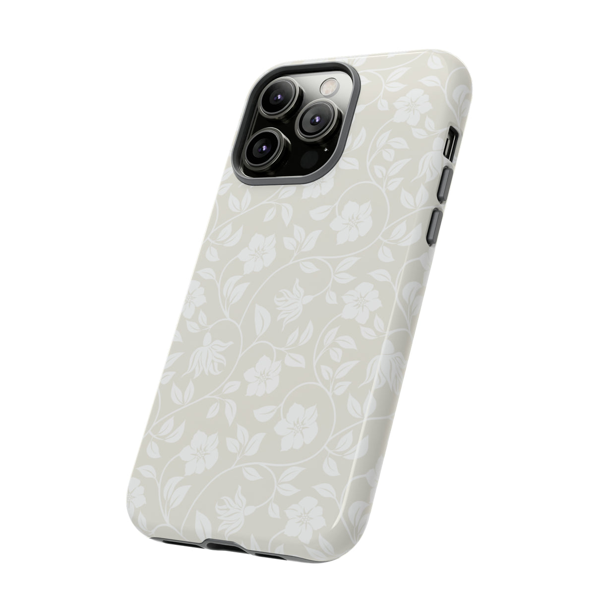 Light Color Floral iPhone case - Protective Phone Case