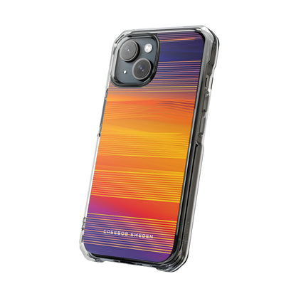 Gradient Sunset Flow iPhone 15 - Clear Impact Phone Case