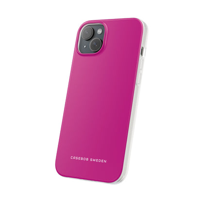 Medium Violet Red iPhone 15 - Flexi Phone Case