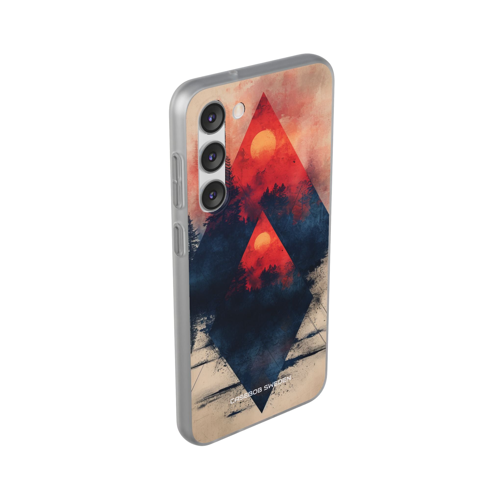 Red Sky Serenity - Flexi Samsung S23 Phone Case