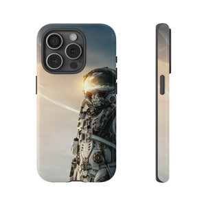 Astronaut on unexplored planet - Protective Phone Case