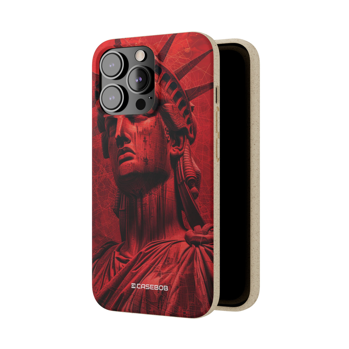 Red Liberty Revolution | Biodegradable Phone Case