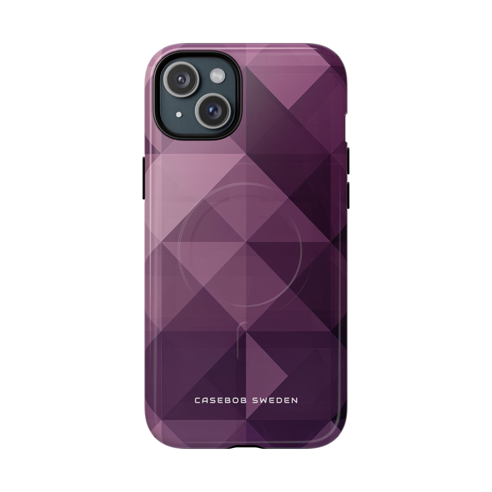 Gradient Purple Mosaic iPhone 15 | Tough+ Phone Case