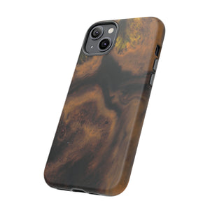 Brown Earth Ink Art - Protective Phone Case