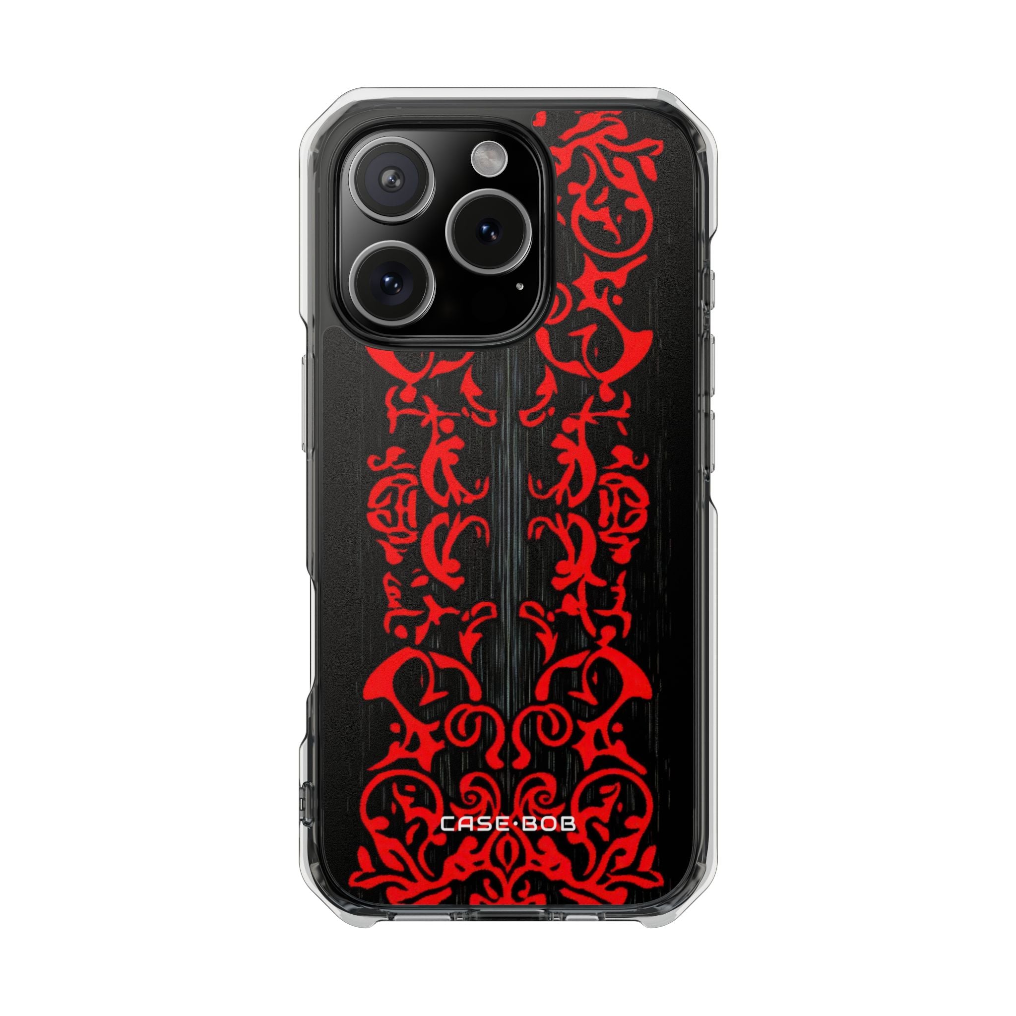 Crimson Spiral iPhone 16 Pro Case - Impact