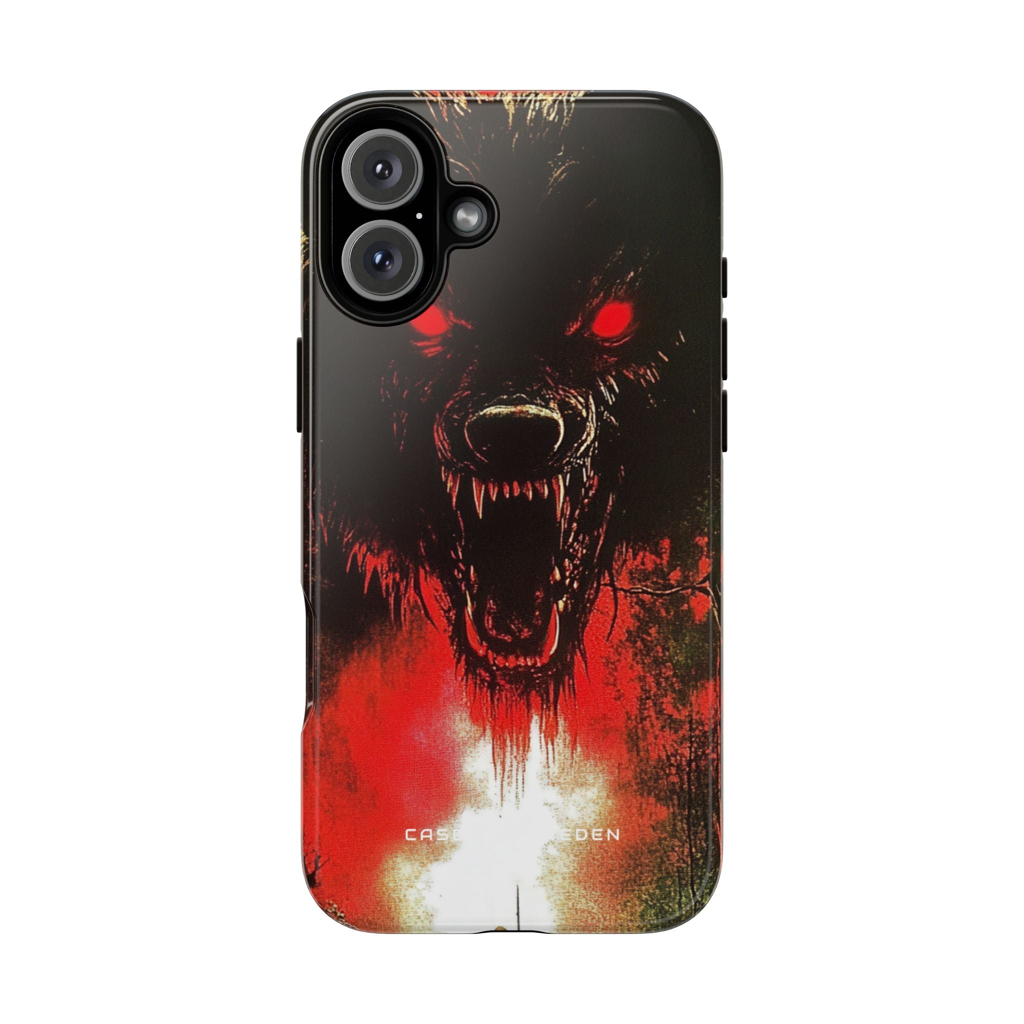 Bloodmoon Wolf's Lament iPhone 16 - Tough Phone Case