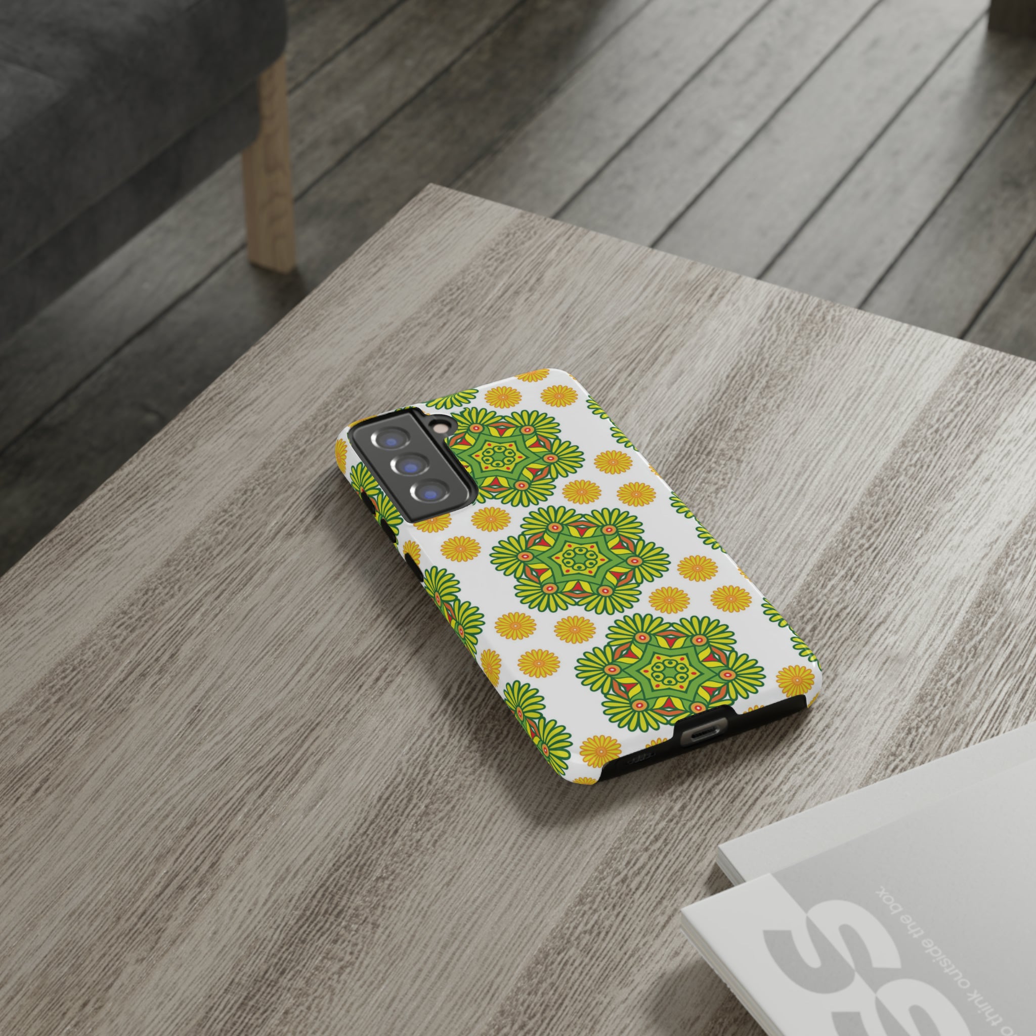 Lime Mandela - Protective Phone Case