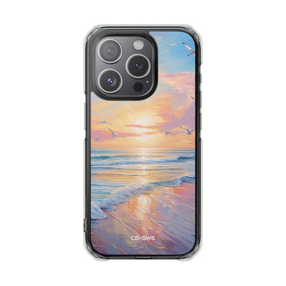Waves Embrace Shore iPhone Case - Impact