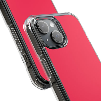 Raspberry Red - Clear Impact Case for iPhone