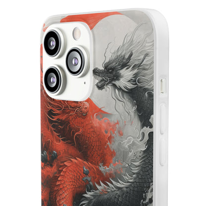 Twin Dragons Crimson iPhone 13 Pro Max - Soft