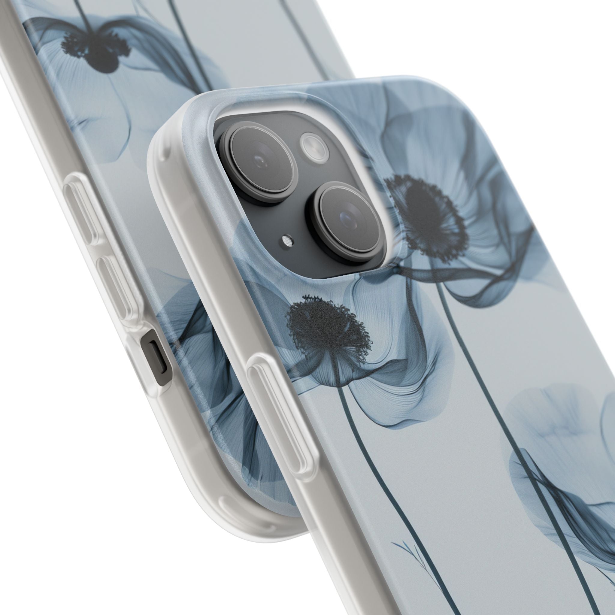 Ethereal X-Ray Flowers iPhone 15 - Flexi Phone Case