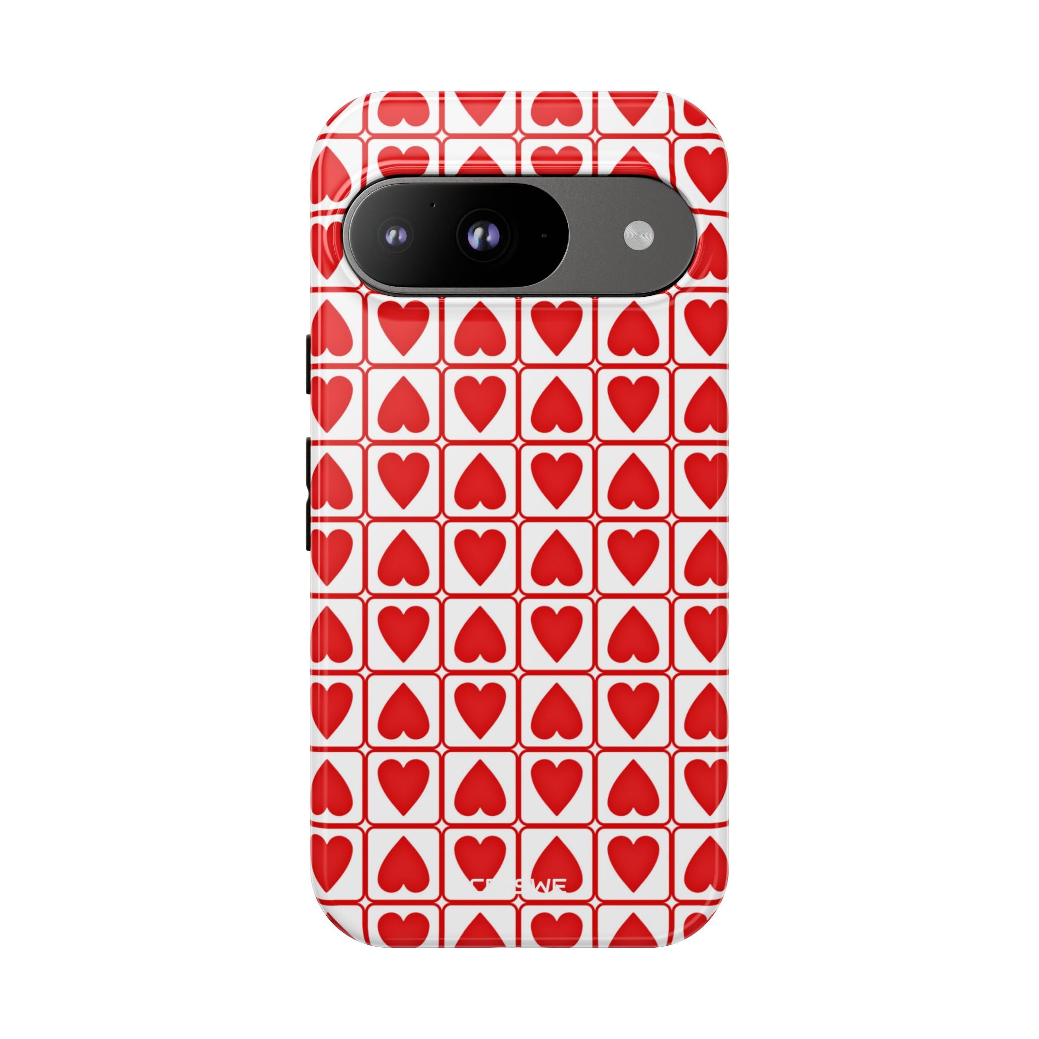 Hearts In Squares - Google Pixel Case
