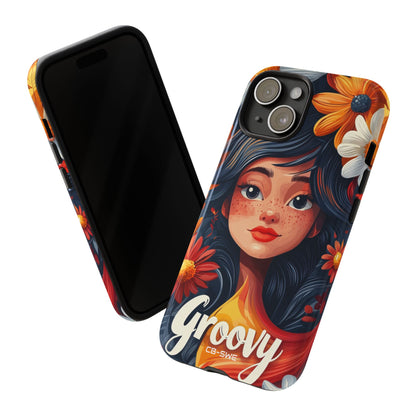 Floral Girl Smiles - iPhone Case