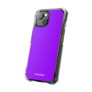 Vivid Violet | Handyhülle für iPhone (Clear Impact Case - Magnetisch) 