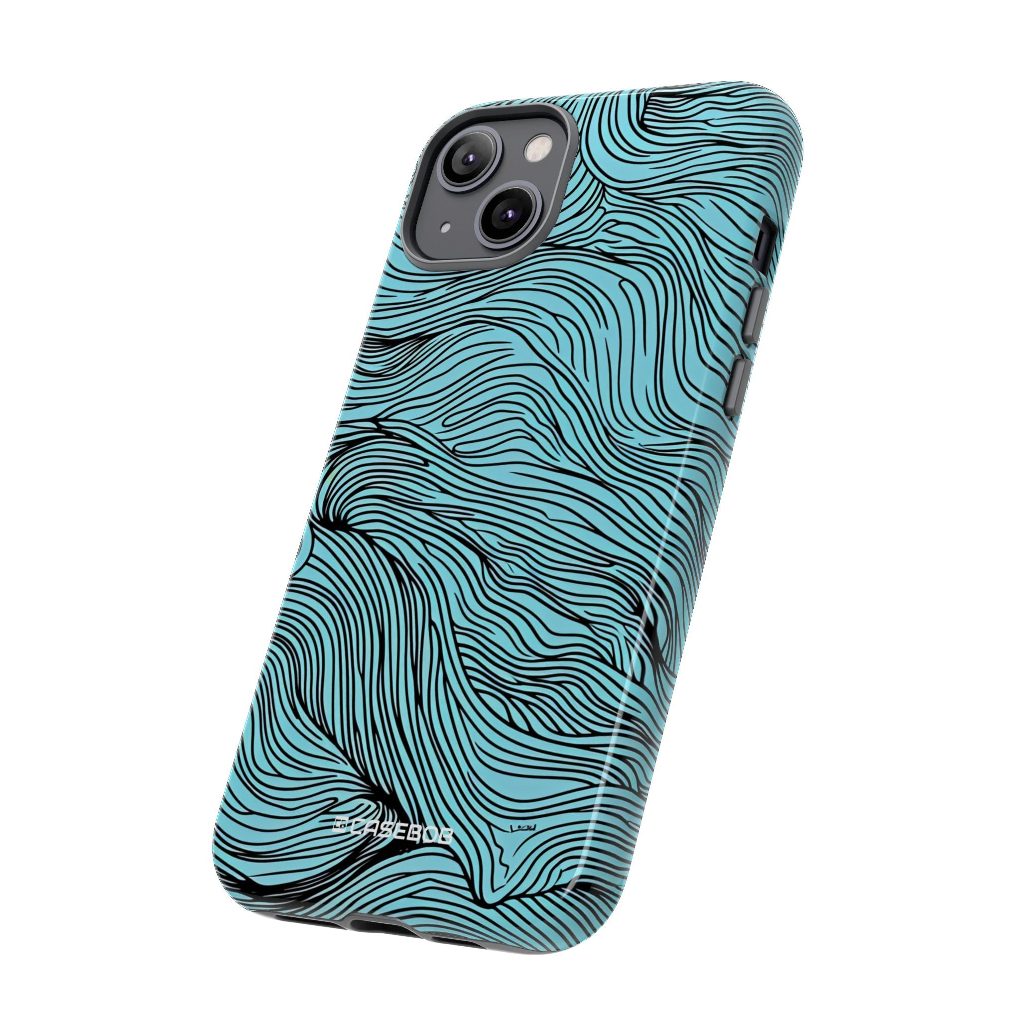 Wavy Serenity | Protective Phone Case for iPhone