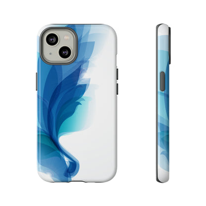 Blue Feathers - Protective Phone Case