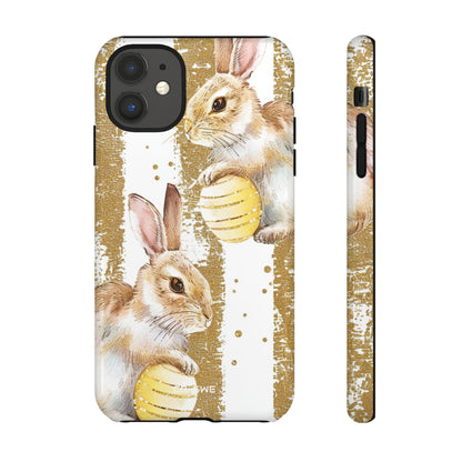Bunnies Hold Eggs - iPhone Case