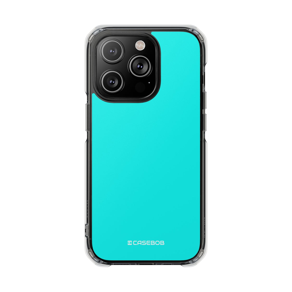 Fluorescent Blue | Phone Case for iPhone (Clear Impact Case - Magnetic)