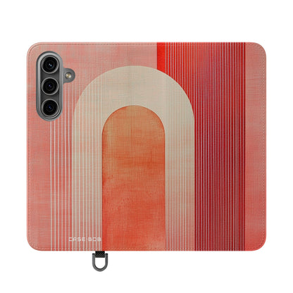 Crimson Archways - Samsung S24 Case - Wallet