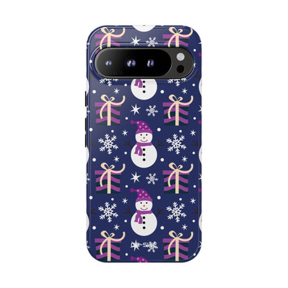 Snowmen Celebrate Joy - Google Pixel Case