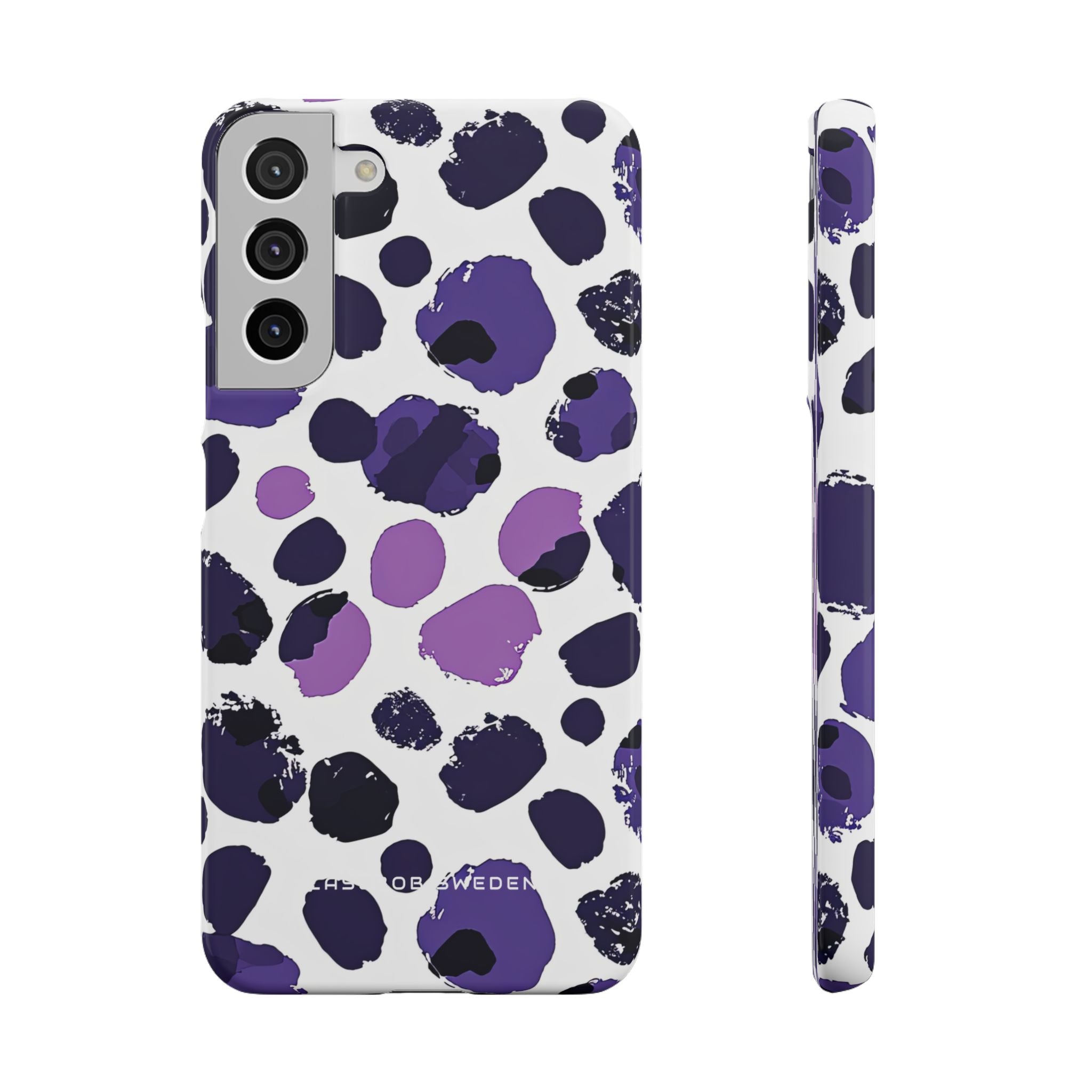 Purple Inkblots Samsung S22 - Slim Phone Case