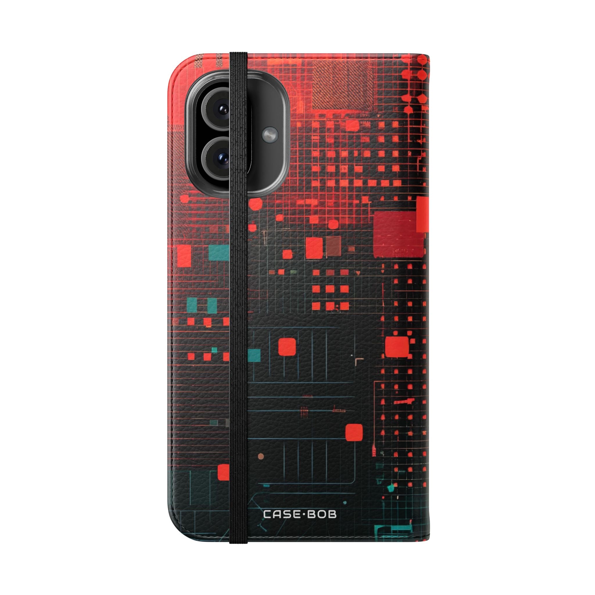 Crimson Circuit - iPhone 16 Plus Case - Wallet