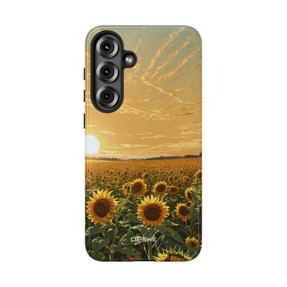 Sunflowers Embrace Sunset - Samsung Case