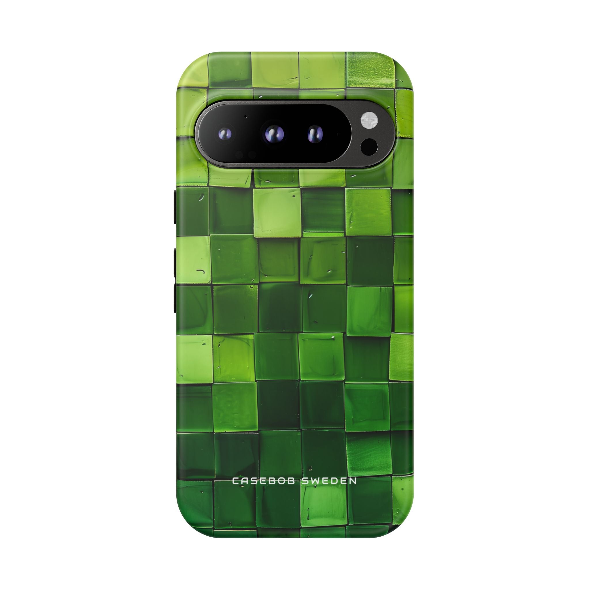 Green Cube Gradient Harmony Google Pixel 9 - Tough Phone Case