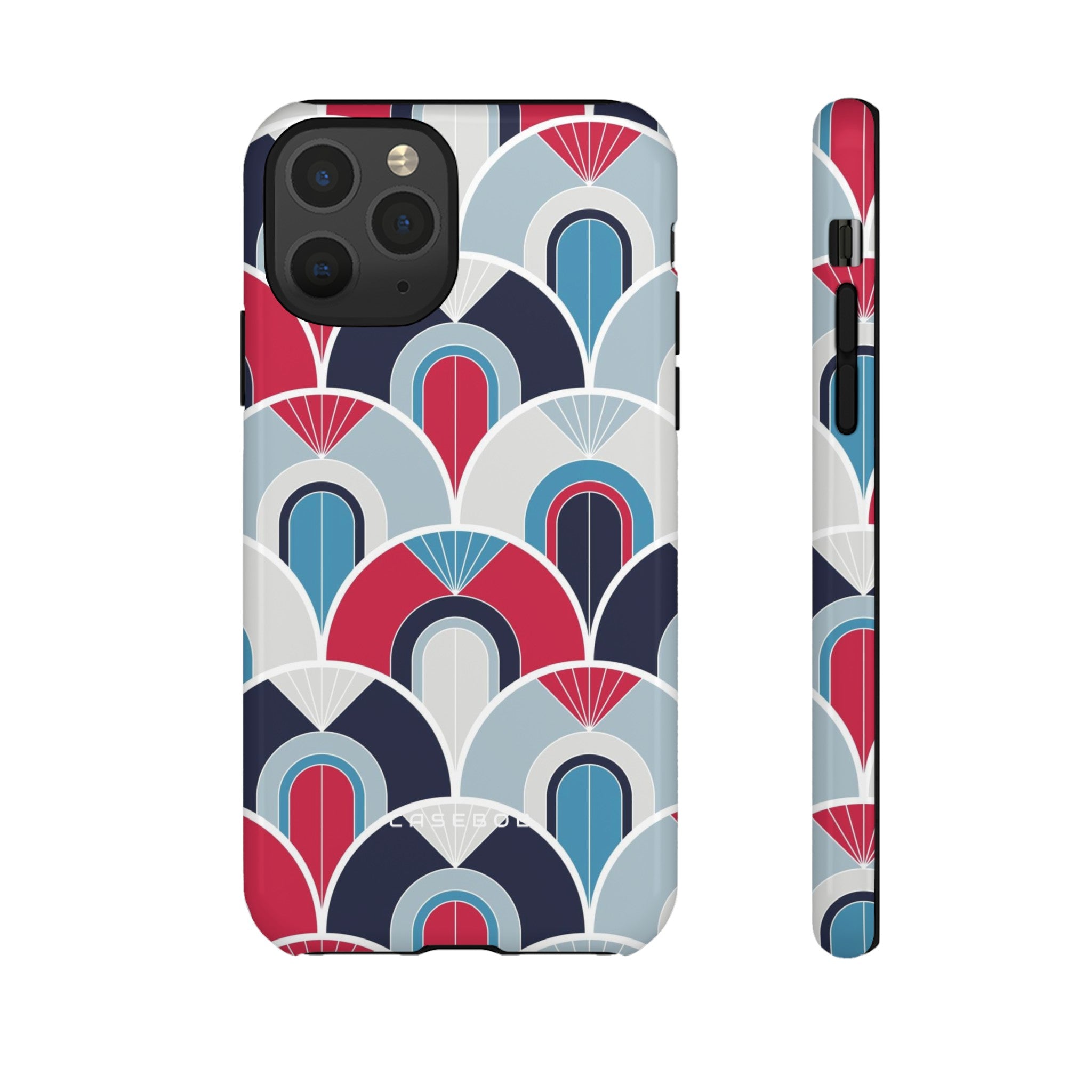 Blue Retro - Protective Phone Case