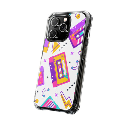 Retro Cassette Chaos iPhone Case - Impact