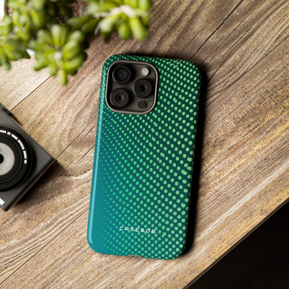 Green Dot Harmony - Protective Phone Case