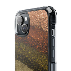 Earth Tone Pattern | Phone Case for iPhone (Clear Impact Case - Magnetic)