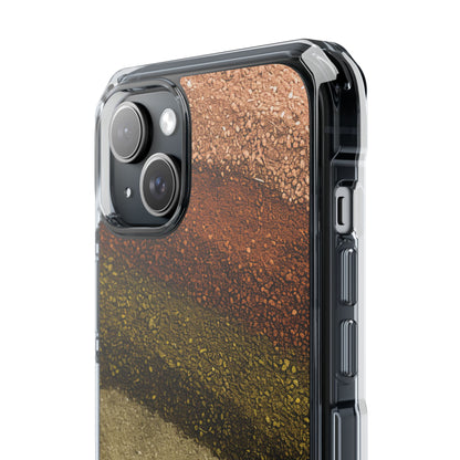 Earth Tone Pattern - Clear Impact Case for iPhone