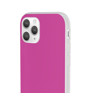 Hot Magenta | Handyhülle für iPhone (Flexible Hülle)