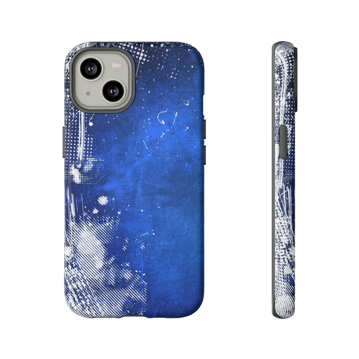 Grunge Blue - Protective Phone Case