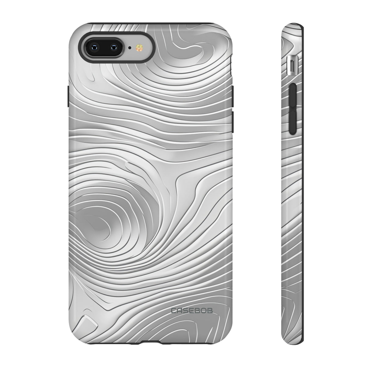 Sleek Grey Minimalism - Protective Phone Case