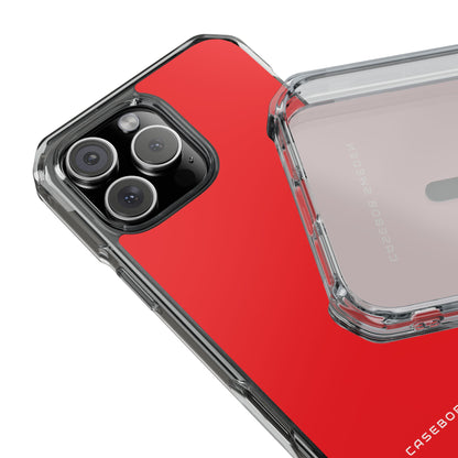 Red iPhone 16 - Clear Impact Phone Case